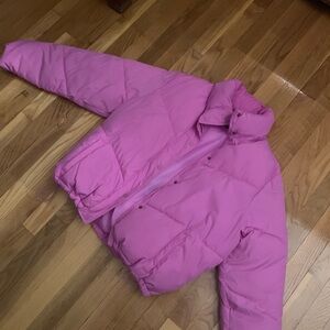 Pink Puffer Jacket